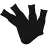 Lot de 2 paires de mi chaussettes non comprimantes coton bio homme NOIR T43\46