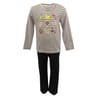 Pyjama long manches longues RAYE NOIR 6ANS