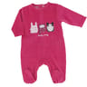 Dors bien velours fille FUSHIA 12 MOIS