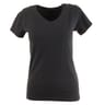 Tee shirt manches courtes col V femme ORANGE T46/48