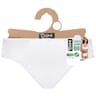 Slip ligne Generous Coton Bio Dim 0HY BLANC T42