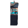 3 paires de mi chaussettes fantaisies homme coton Dim 5DC TRIO NOIR BLEU COBALT T39\42