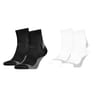 2 paires de socquettes run homme Puma NOIR T39\42