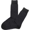 Paire de mi chaussettes fantaisies homme fil d'Ecosse NOIR T43\46
