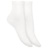 2 paires de socquettes unies skin femme Dim BLANC/BLANC 37\41