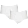 Lot de 2 slips taille haute ouvert homme Influx basic BLANC/BLANC T6