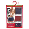 Lot de 3 boxers homme daily classic colors Dim 8WC BLEU/ROUGE/BLEU T3