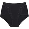 Culotte maxi coton dentelle NOIR T48