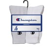 Lot de 6 paires de mi chaussettes sport Champion BLANC T39\42