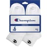 Lot de 6 paires de socquettes invisibles sport Champion BLANC T35\38