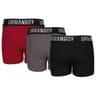 Lot de 3 boxers garçon unis BORDEAUX / GRIS ANTHRA / NOIR 4\5 ANS