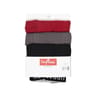 Lot de 3 boxers garçon unis BORDEAUX / GRIS ANTHRA / NOIR 4\5 ANS