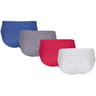 Lot de 4 slips taille basse fantaisie homme Influx Basic NW TRIANGLE MAR/RGE/BLC T3