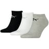 Lot de 3 paires de socquettes invisibles Puma GRIS/BLANC/NOIR 882 39\42