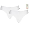 Lot de 2 culottes unies junior fille BLANC 16 ANS
