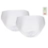 Lot de 2 culottes unies junior fille BLANC 16 ANS