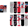 Lot de 10  paires de mi chaussettes  Miraculous NOIR/GRIS/ROUGE 31/35