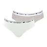 Lot de 2 slips Girl by Athèna 2100 BLANC/GRIS CHINE 10 ANS