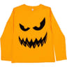 Tee shirt manches longues garçon ORANGE 8ANS