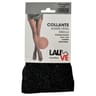 Collant fantaisie résille lurex Lauve NOIR ARGENT S