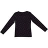 Tee shirt manches longues femme BLACK AOP CATS T46\48