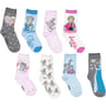 Lot de 8 paires de mi chaussettes fille La Reine des Neiges BLEU REINE DES NEIGES 27\30