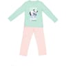 Pyjama long manches longues fille AQUA/ ROSE 8 ANS