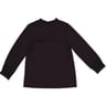 Tee shirt manches longues femme NOIR 46\48
