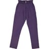 Pantalon toile mom femme NAVY T42