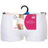 Lot de 2 shorties ligne Zen Attitude Billet Doux HZY BLANC + BLANC/BLUSH T34/36