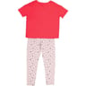 Pyjama long manches courtes femme ROUGE MINNIE T34\36