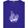 Pyjama corsaire manches courtes femme MARINE POIS T42/44