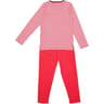 Pyjama long manches longues femme WHITE RED T46/48