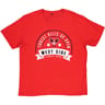 Tee shirt manches courtes homme ROUGE L