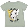 Tee shirt manches courtes sequins réversibles KAKI 8 ANS
