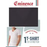 Tee shirt manches courtes col V made in France homme Eminence 1527 MARINE T6
