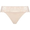 Slip dentelle ligne Résille floral Well NUDE 44/46