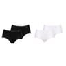 Lot de 2 slips midi coton bio ligne Classique Coton Sans Complexe EDG BLANC+BLANC 52/54