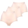 Lot de 3 culottes maxi coton bio Sans Complexe HJP ROSE PIVOINE ARGENT T50