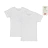 Lot de 2 tee-shirts manches courtes unis garçon BLANC/BLANC 6/8 ANS