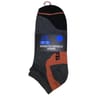 Lot de 5 paires de socquettes invisibles fantaisies NOIR/GRIS T43\46