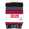 Lot de 3 boxers unis homme 2315 BDX/GRIS/NOIR T8