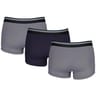 Lot de 3 boxers micro unis homme Influx 2300 GRIS/BLEU/GRIS T3