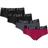 Lot de 4 slips unis homme 2315 BDXGRIS/NOIR T7