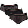Lot de 3 slips homme Influx 2305 LOT RAY CHICS NOIR T7