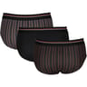 Lot de 3 slips homme Influx 2305 LOT RAY CHICS NOIR T7