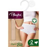Lot de 2 culottes maxi bio Playtex 007 BEIGE T54