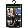 Lot de 3 boxers homme vibes Dim AKC NUAGE BL/NOIR/COTILLON T3
