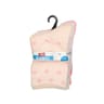 5 paires de mi chaussettes fantaisies bébé ROSE/BLANC PRINCESSES 24\26