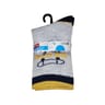 5 paires de mi chaussettes fantaisies bébé MARINE/GRIS SKATE 24\26